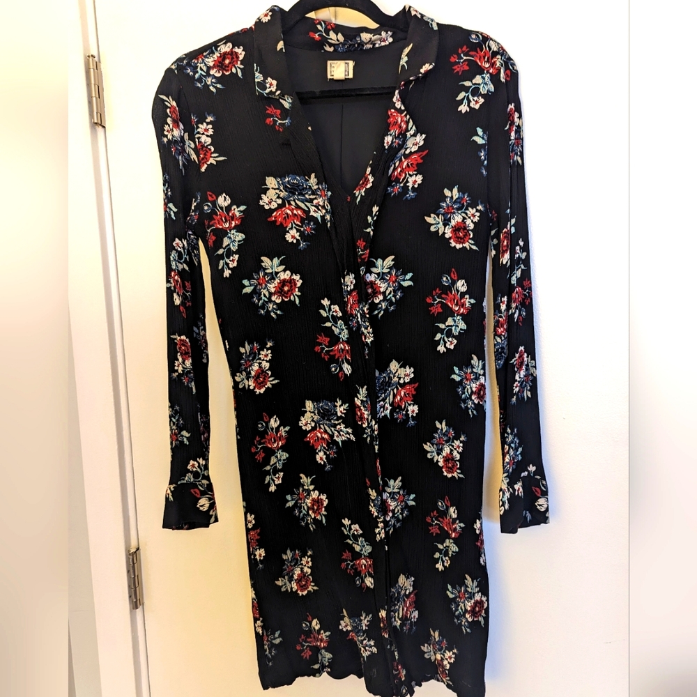 Floral Vintage-Style Mini Bodycon Dress